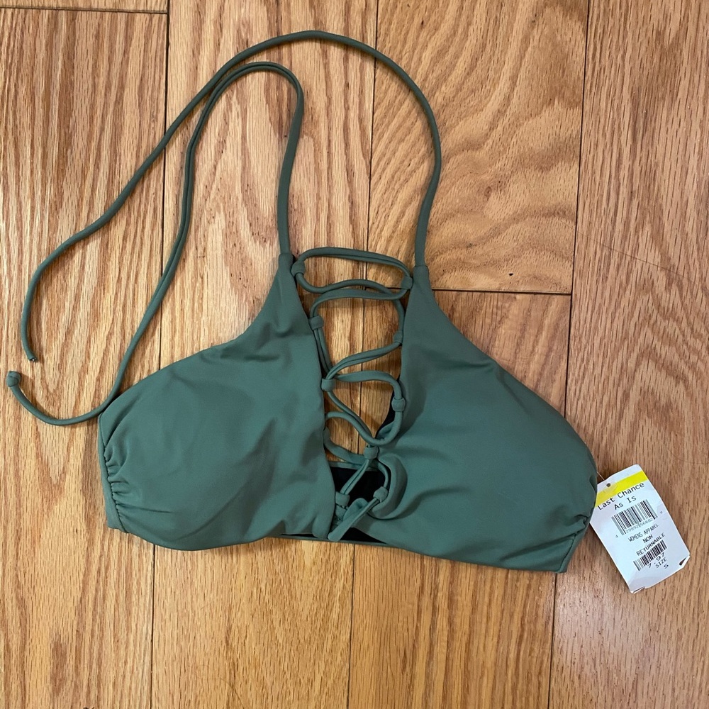Nordstrom bathing suit tops green 🦎